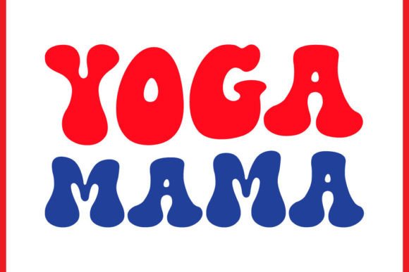 A Retro Yoga T-shirt Graphic for Modern Merchandise