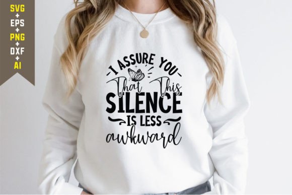 I Assure You That This Silence is Less a: T-Shirt Graphics