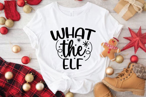 What the ELF, Funny Christmas SVG: Embroidery Design Review
